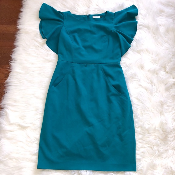 Calvin Klein Dresses & Skirts - Calvin Klein Turquoise Pencil Dress